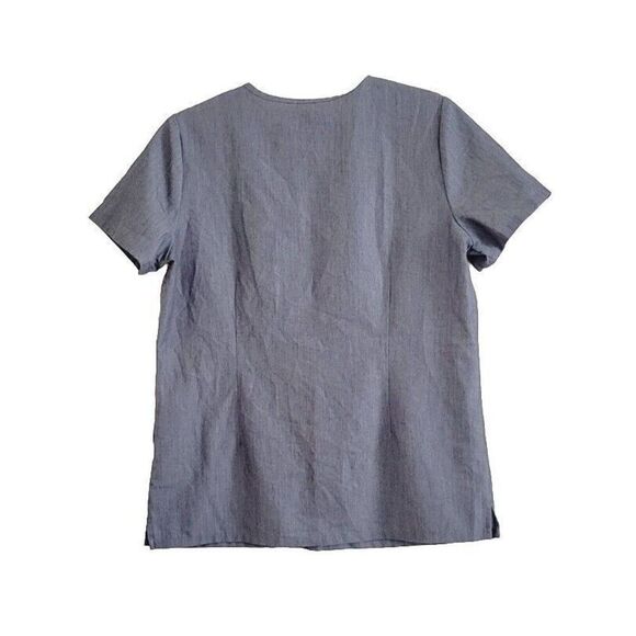Figs Casma Scrub Top Three Pocket Short Sleeve Graphite Grey FW1100 Size Small - Picture 5 of 10